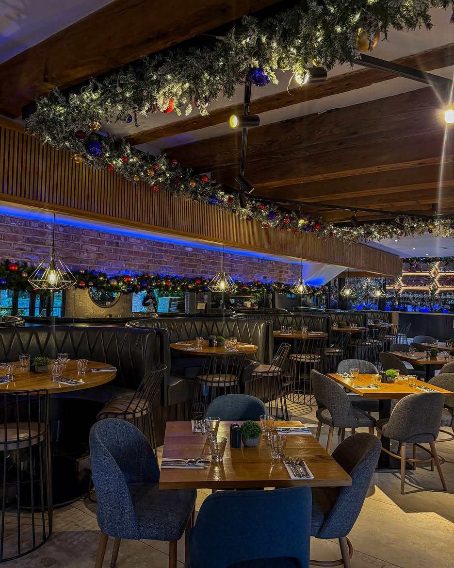 Christmas party atmosphere at Dukes 92
